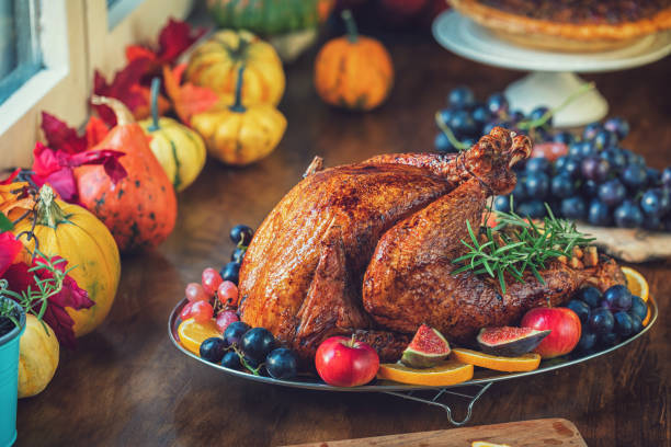 istock Stuffed Turkey for Thanksgiving Holidays 1435123297