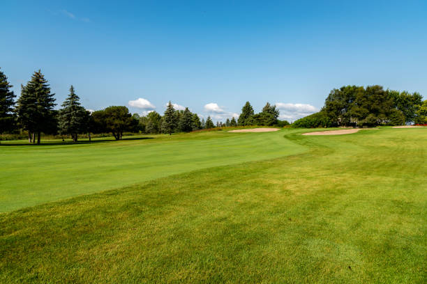 istock Golf Field on the warm autumn day 1435127527