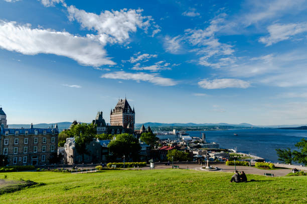istock Chateau Frontenac and the St. Lawrence River 1435128621