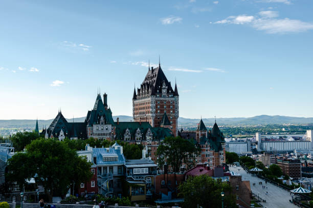 istock Chateau Frontenac and the St. Lawrence River 1435128626