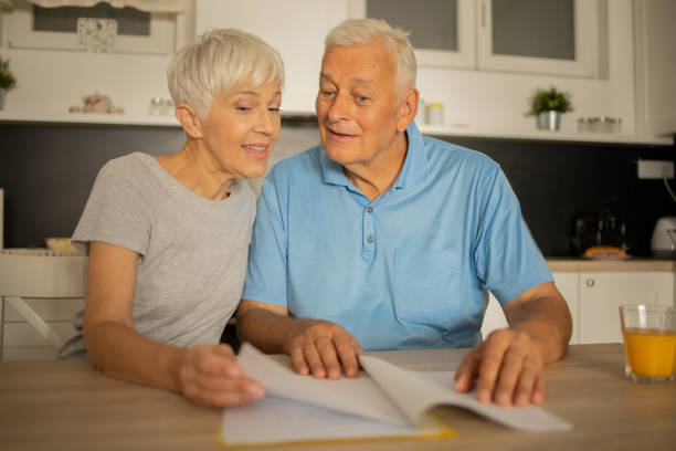 istock Happy senior couple spending time together 1435141077
