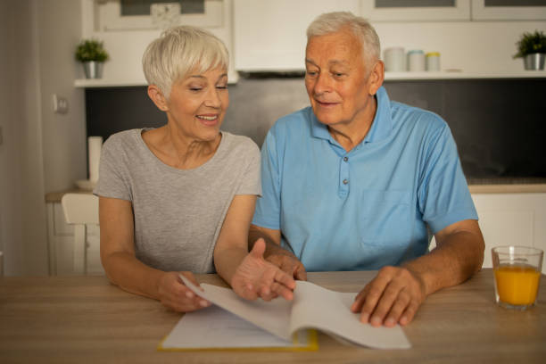 istock Happy senior couple 1435141086
