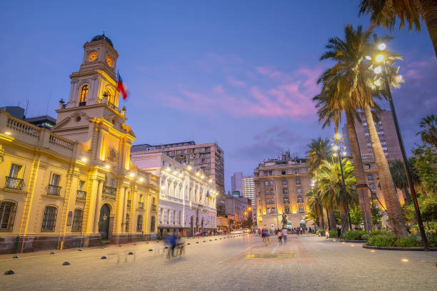 istock Plaza de las Armas square in Santiago  Chile 1435151635