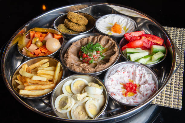 istock Egyptian beans and falafel 1435152643