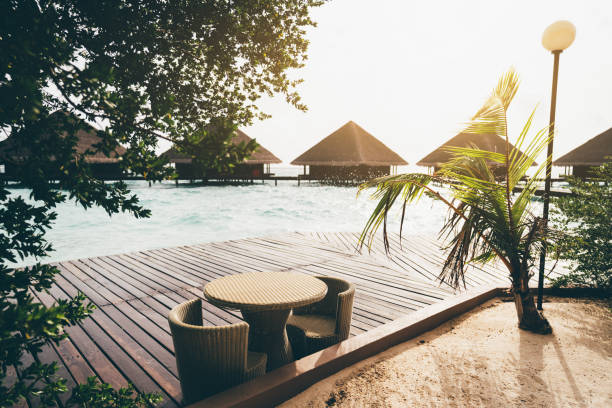 istock Luxurious tropical hotel resort 1435160666