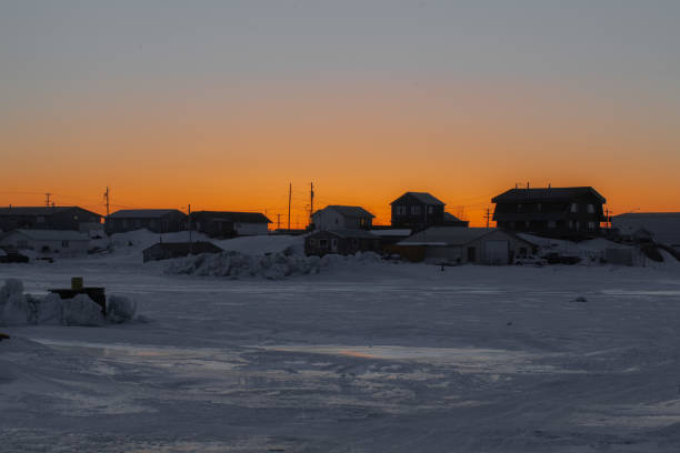 istock Sunset on the Bering Sea, Nome Alaska 1435166108