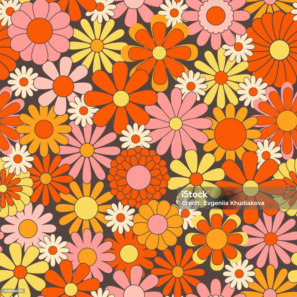 Retro Abstract Surface Pattern Design For Textile Print Stationery ...