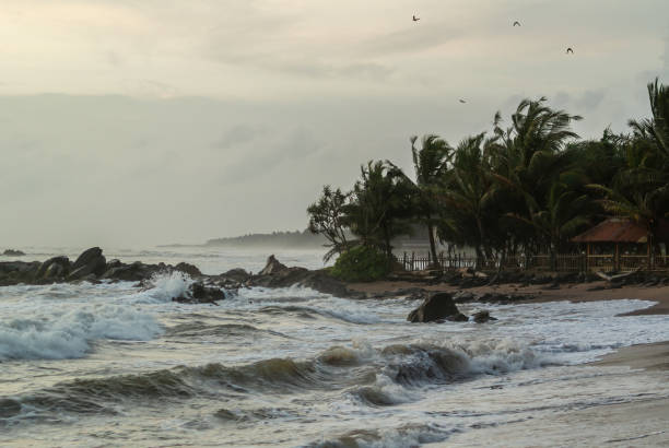 istock Sri Lanka Village Beach ocean sea Evening view 1435175407