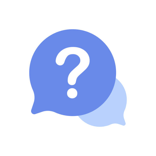 design des online-messaging-symbols - fragezeichen stock-grafiken, -clipart, -cartoons und -symbole