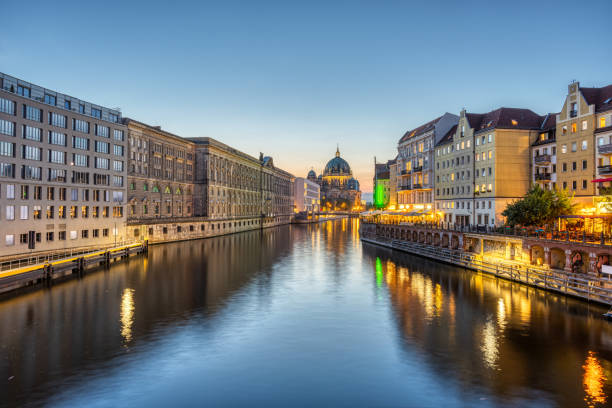 istock The river Spree in Berlin after sunset 1435204703