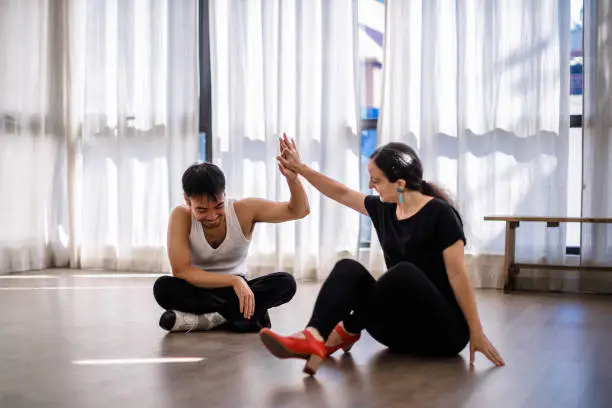 Photo of Swing Dancing Partners Practice at Dancing Studio