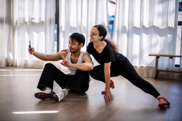 Photo of Swing Dancing Partners Practice at Dancing Studio