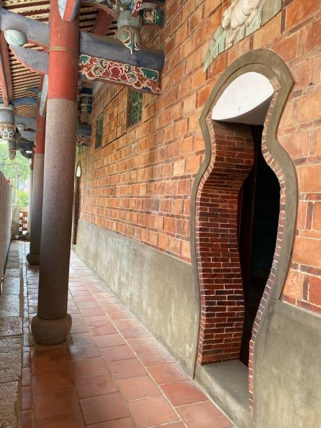 istock ancient house door made of bricks 1435205716