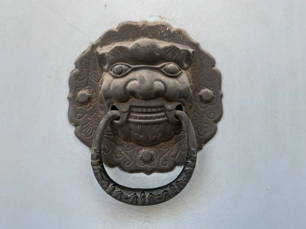 istock Taiwan traditional old door knob 1435205843