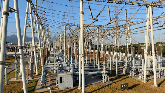 Renewable energy and relay station seen in Germany