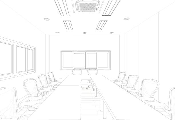 istock 3D illustration of building project 1435221053