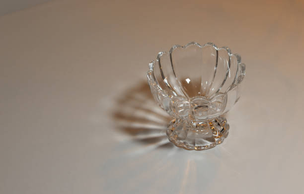 istock Ice Cream glass empty bowl with white background 1435225832
