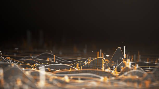 análisis de datos digitales - espacio de copia - estadísticas, gráfico financiero, economía - pronosticar fotografías e imágenes de stock