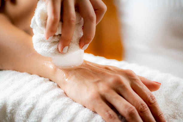 istock Wrist Cryotherapy Ice Massage. 1435233747