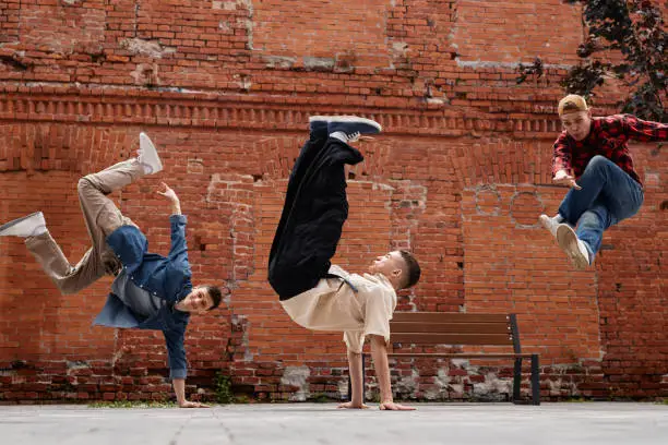 Photo of Breakdancing Stunts in Air