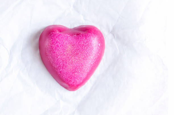 istock Soap in the shape of heart. 1435238057