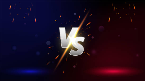 istock Versus Screen Design Banner. Competition vs Game Match, Martial Arts vs Sports Battle. Easy to Edit. Vector Illustration 1435238202