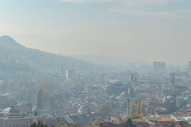 istock High pollution levels creates heavy fog over Sarajevo 1435241372