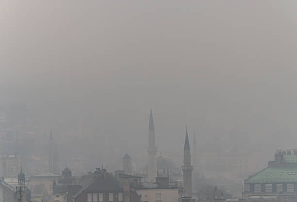 istock High pollution levels on Sarajevo 1435241504