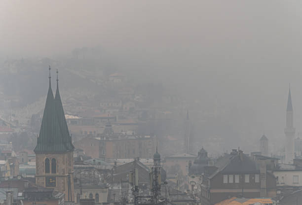 istock High pollution levels on Sarajevo 1435241505