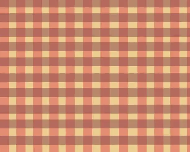 Vector illustration of checkered seamless pattern background