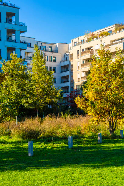 istock Apartment houses in Berlin - autumn 1435247805