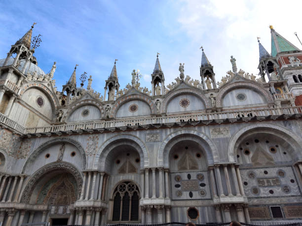 Doge's palace in Venice in Italy stock photo