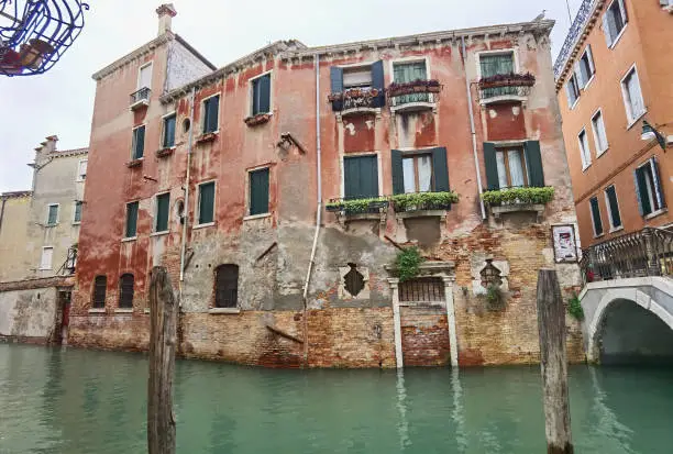 houses  in Venice in Italy