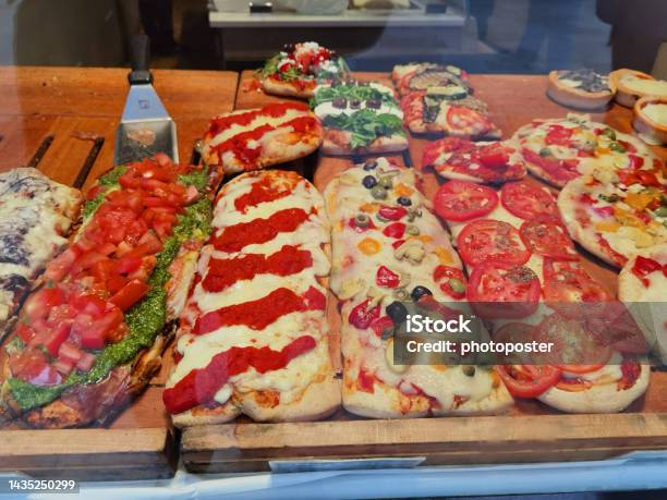 Pizza In Venice In Italy Stock Photo - Download Image Now - Color Image, History, Horizontal