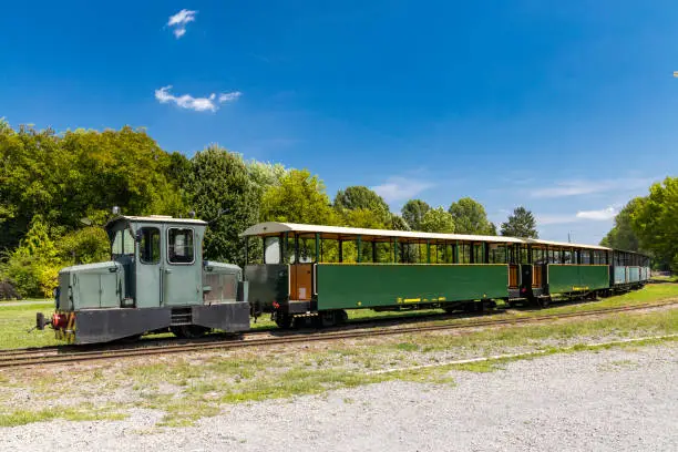 Photo of narrow gauge railway in Gemenc-Dunapart, Hungary