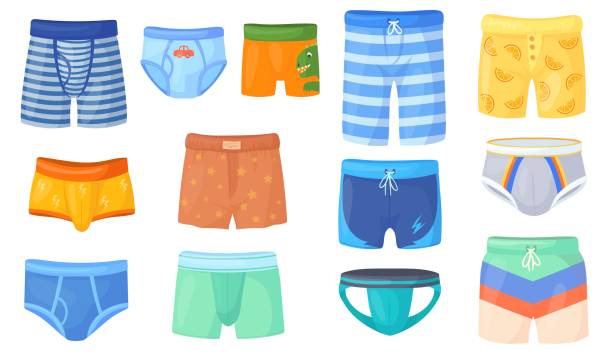 Types White Mens Underwear Names On Stock Vector (Royalty Free) 370067687