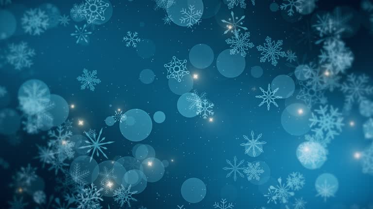 Glitter Shiny Magic Particles, Snowflakes and Sparks for Celebration, Wishes, Events, Message, Holiday