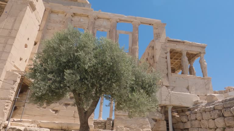 Pandroseion, sanctuary dedicated to Pandrosus at the Acropolis of Athens, Greece