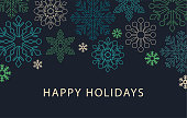 istock Christmas Snowflake Card 1435273733