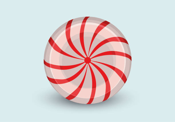 istock Realistic red glossy candies, lollipop isolated on background. Vector illustration for card, party, design, flyer, poster, banner, web, advertising. 1435288354
