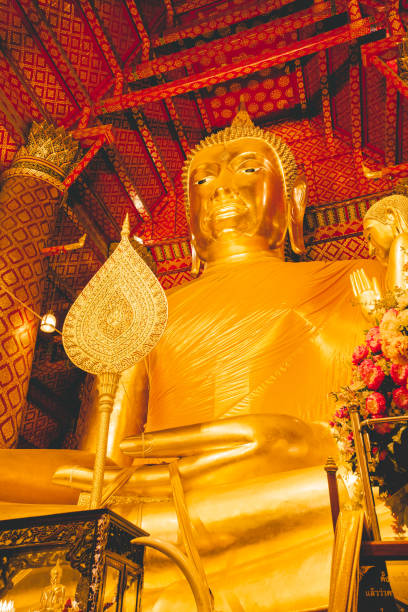 istock The big Buddha statue named Luang Pho Tho in Wat Phanan Choeng. 1435288373