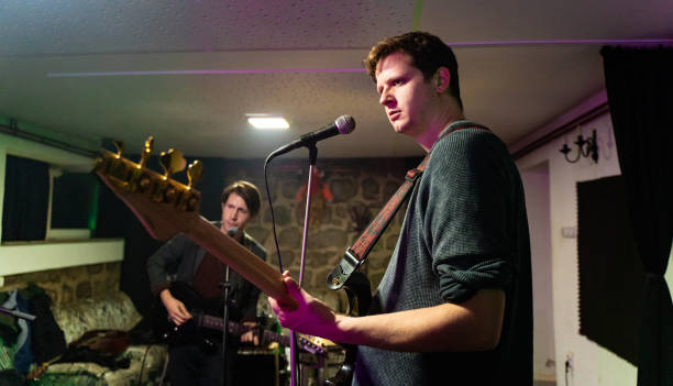 istock Music group having a rehearsal in studio 1435289316