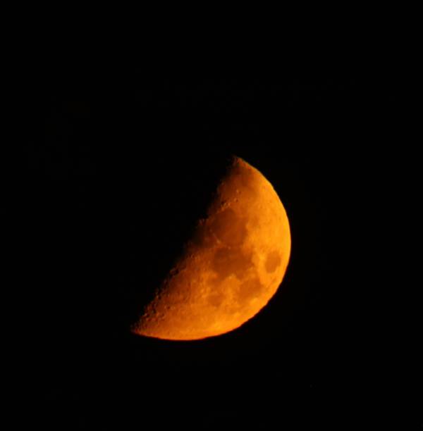istock Beautiful shot of the moon eclipse 1435302254