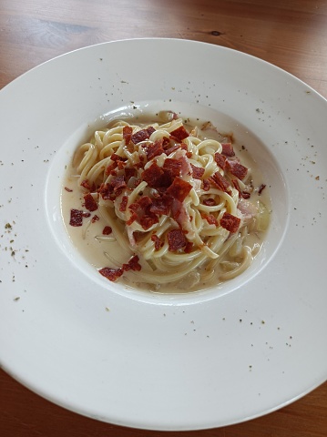 Spaghetti Carbonara Bacon