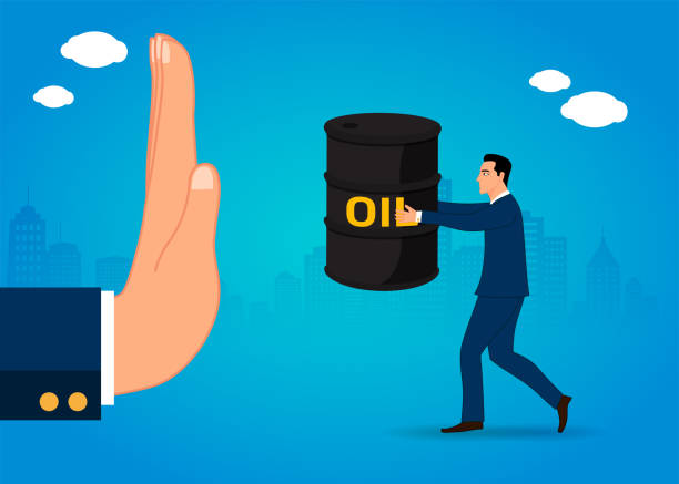 Refuse to buy, bribery, refuse to buy... Vector illustration in HD very easy to make edits. natural gas pipeline clip art stock illustrations