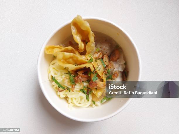 Bakwan Malang On A Bowl Stock Photo - Download Image Now - Asia, Bowl, Chili Pepper