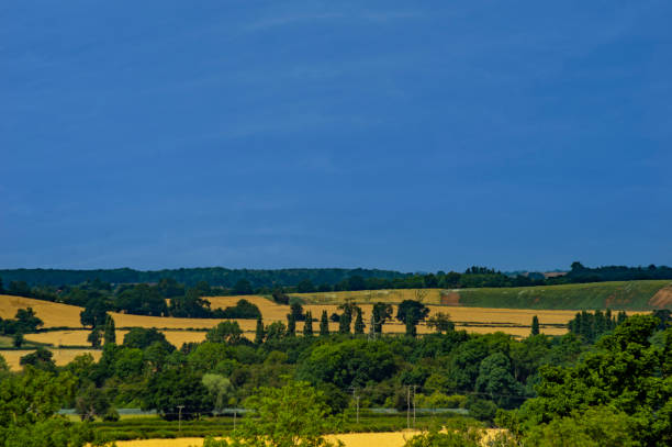 View from Chesterton windmill (Capability Brown) Warwickshire England UK.