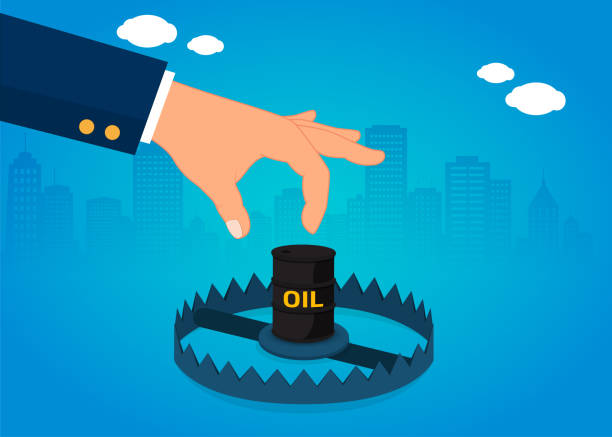 Purchase of gas and risk ! Vector illustration in HD very easy to make edits. natural gas pipeline clip art stock illustrations