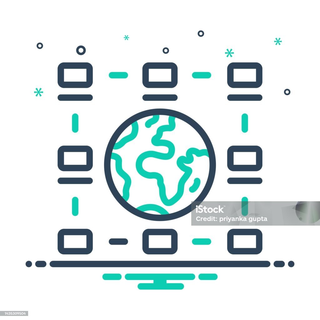 Networking Network Stock Illustration - Download Image Now - Computer ...