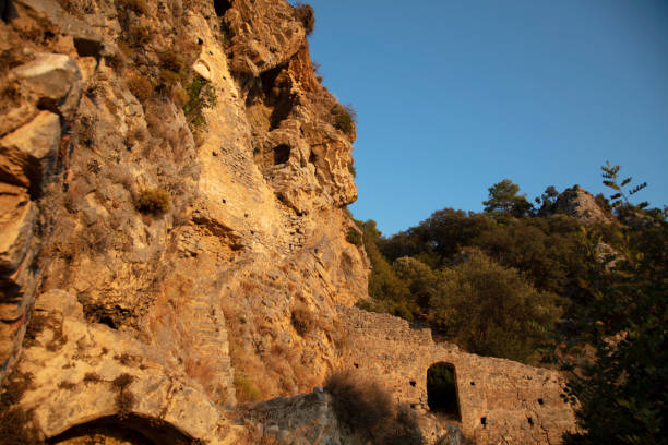 istock Ancient Afkule Monastery, Fethiye 1435319354